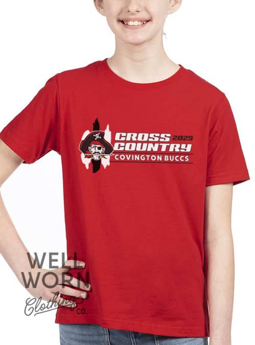 Covington Buccs Cross Country XC | Well Worn Clothing Co.