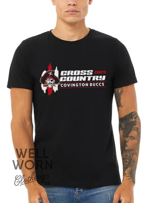 Covington Buccs Cross Country XC | Well Worn Clothing Co.